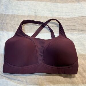 Lululemon Run Times Bra *High Support 32 E, B–E Cups
Cassis Maroon sports bra